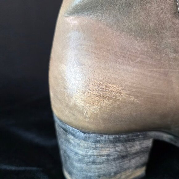 Antelope Gray Leather Boots sz 41 (US-10) - Picture 13 of 13